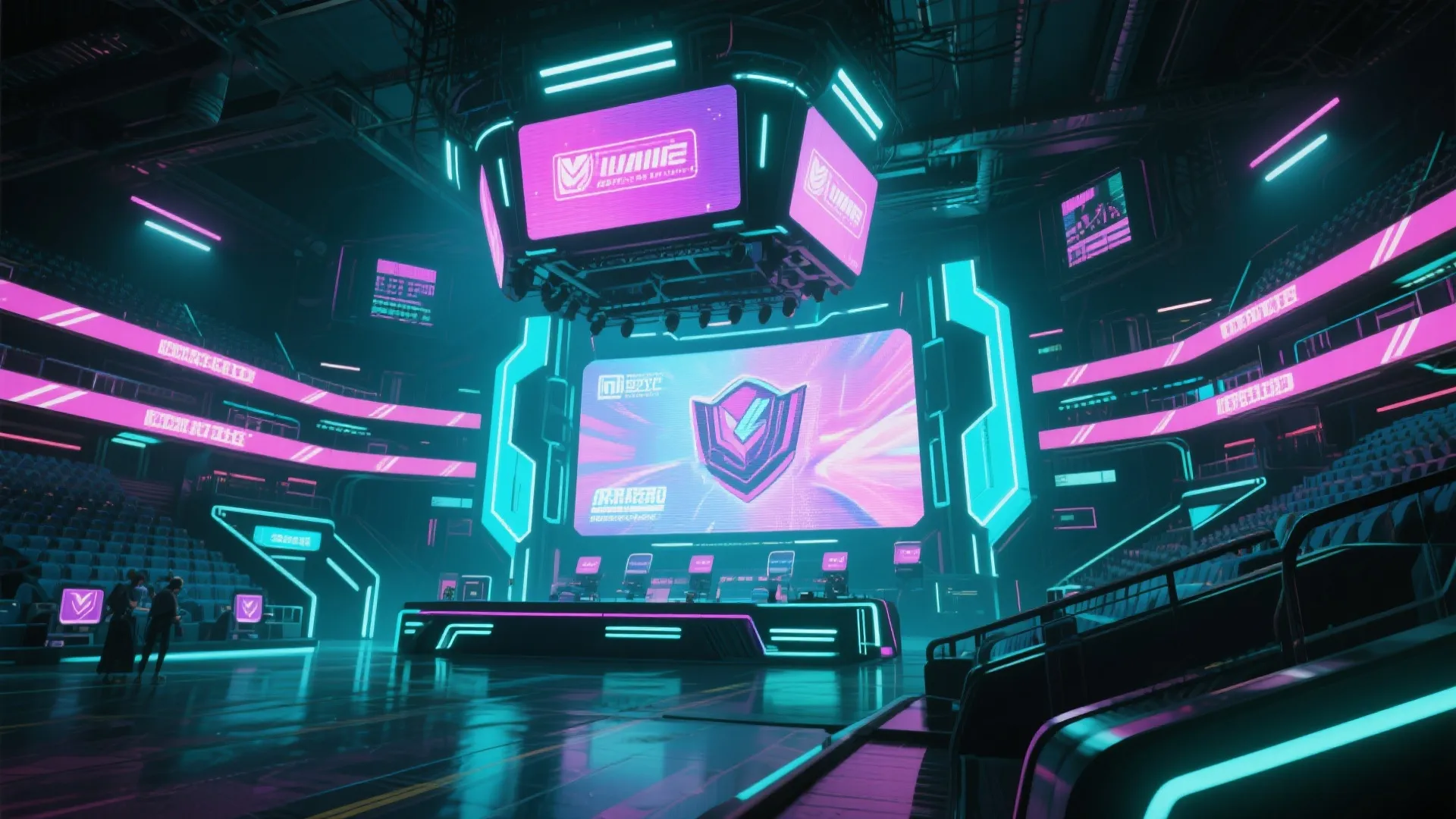 英雄联盟电竞赛事现场